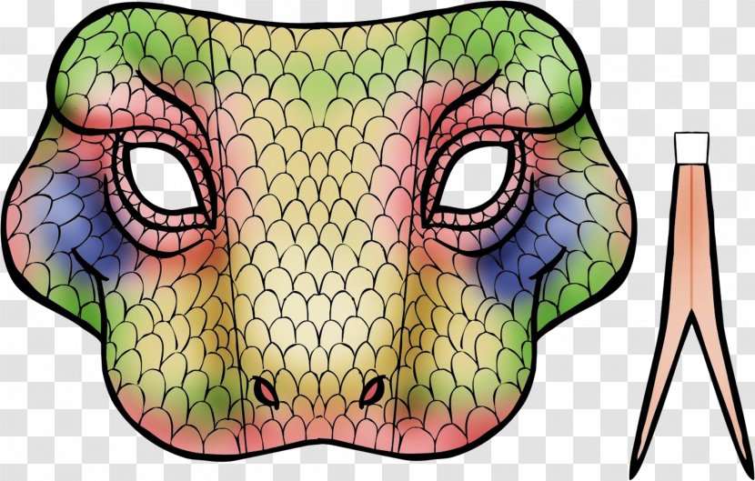 Snake Mask Pin Bear Carnival - Organism Transparent PNG