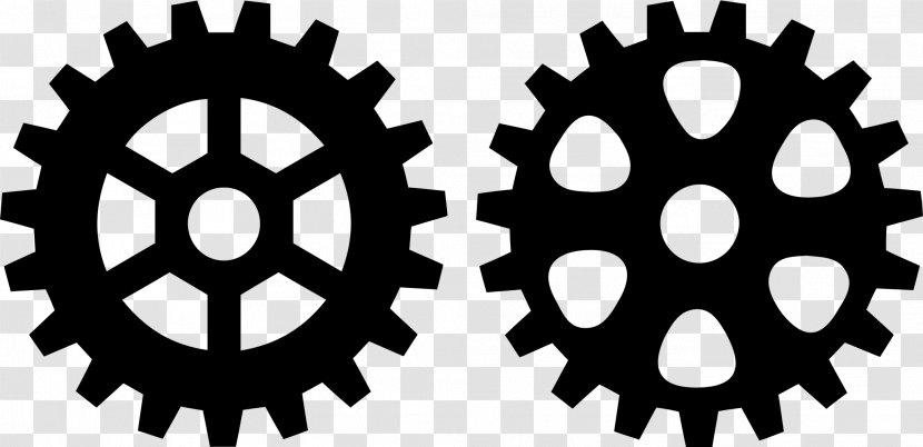 Gear Photography Illustration - Bicycle Gearing - Two Gears Transparent PNG