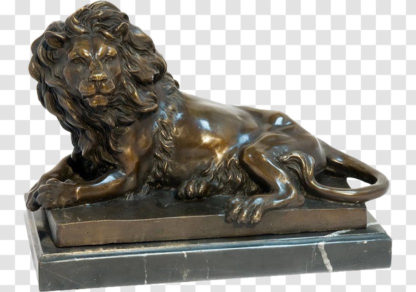 Bronze Sculpture Classical Stone Carving - Lion Transparent PNG