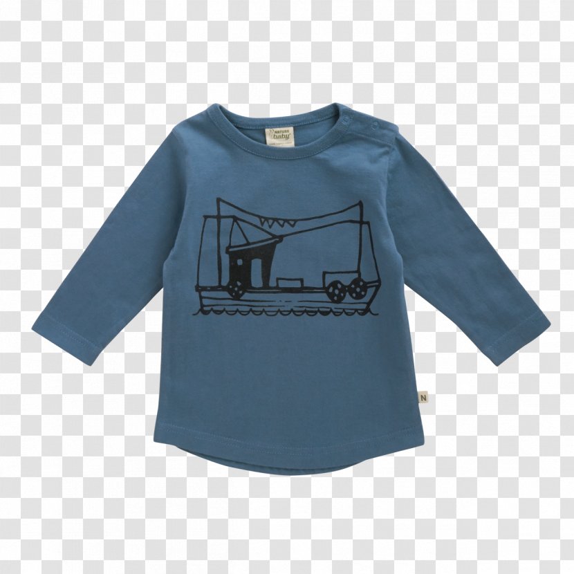 Long-sleeved T-shirt Sweatjacke Top - Blue Transparent PNG