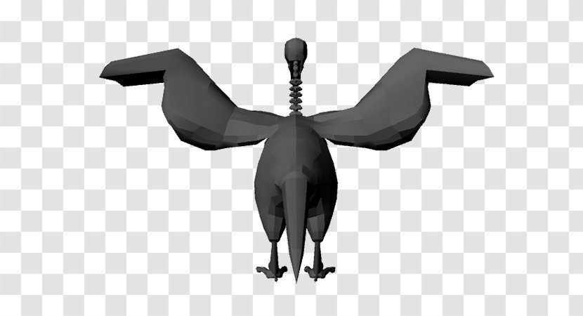 Beak Flightless Bird Black - Raven Skeleton Transparent PNG