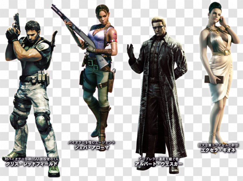 Resident Evil 5 7: Biohazard 6 Evil: The Mercenaries 3D Revelations - Jill Valentine - Rebecca Chambers Transparent PNG