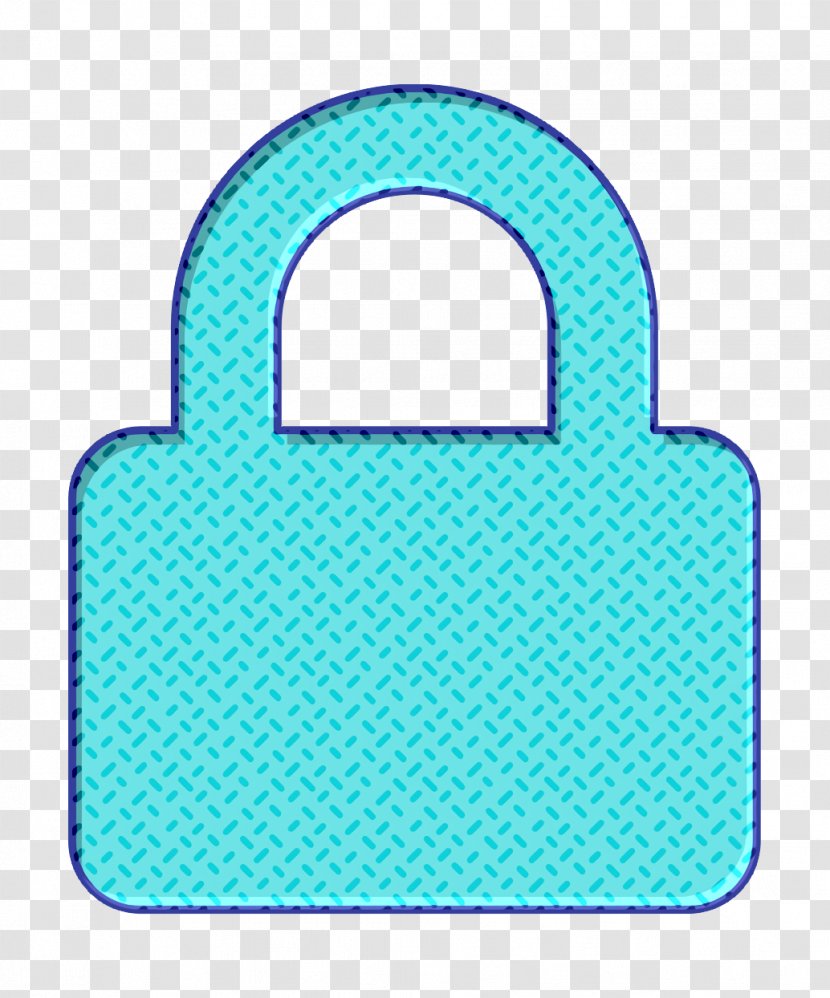 Lock Icon Password Secure - Security - Turquoise Aqua Transparent PNG