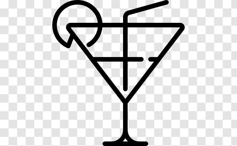 Cocktail Glass Martini - Silhouette Transparent PNG
