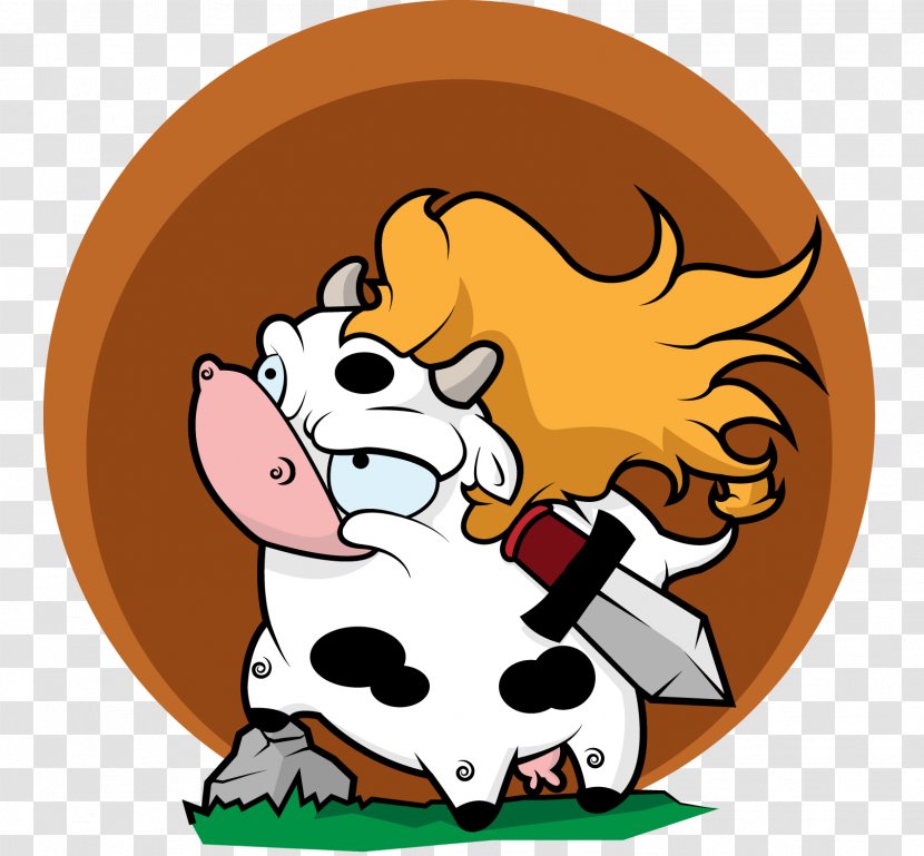 Taurine Cattle Video Game Development Logo - Nose - Angry Cow Transparent PNG