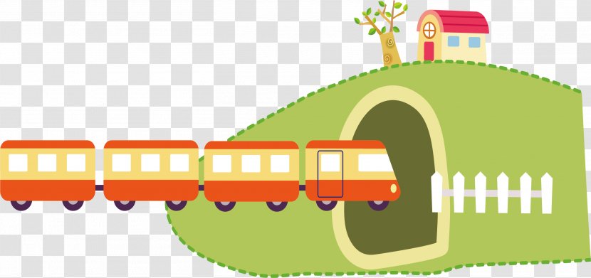 Train - Brand - Through The Tunnel Vector Transparent PNG