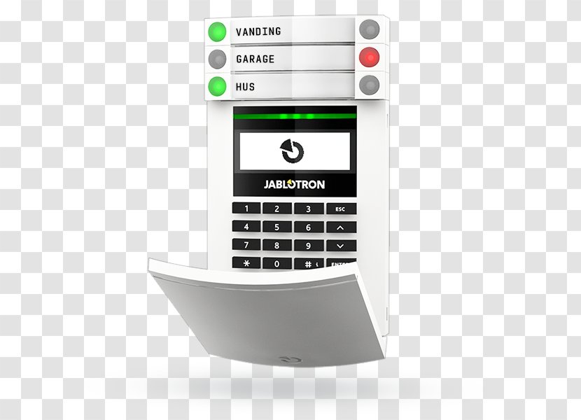 Security Alarms & Systems Computer Keyboard Wireless Keypad Radio-frequency Identification - Control Panel - Magnetkontakt Transparent PNG
