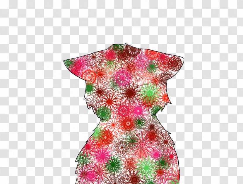 Dress Christmas Ornament Magenta Pink M - Footpath Among Flowers Transparent PNG