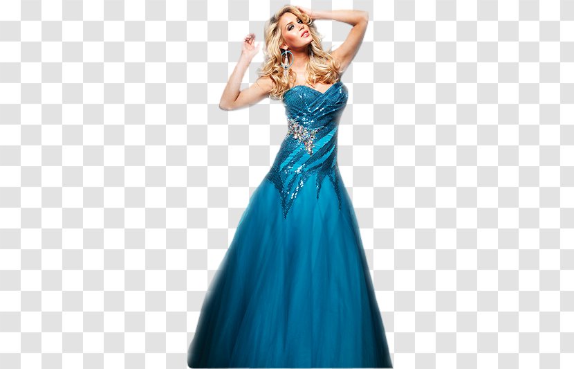 Ball Gown Dress Prom Woman - Frame Transparent PNG