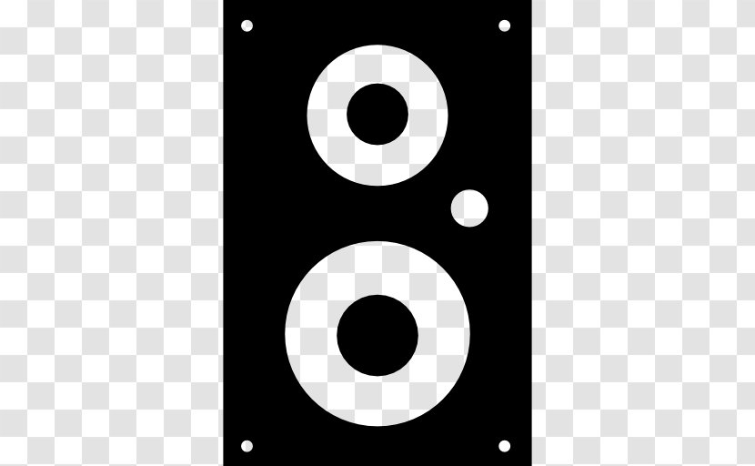 Horn Loudspeaker - Number - Black And White Transparent PNG