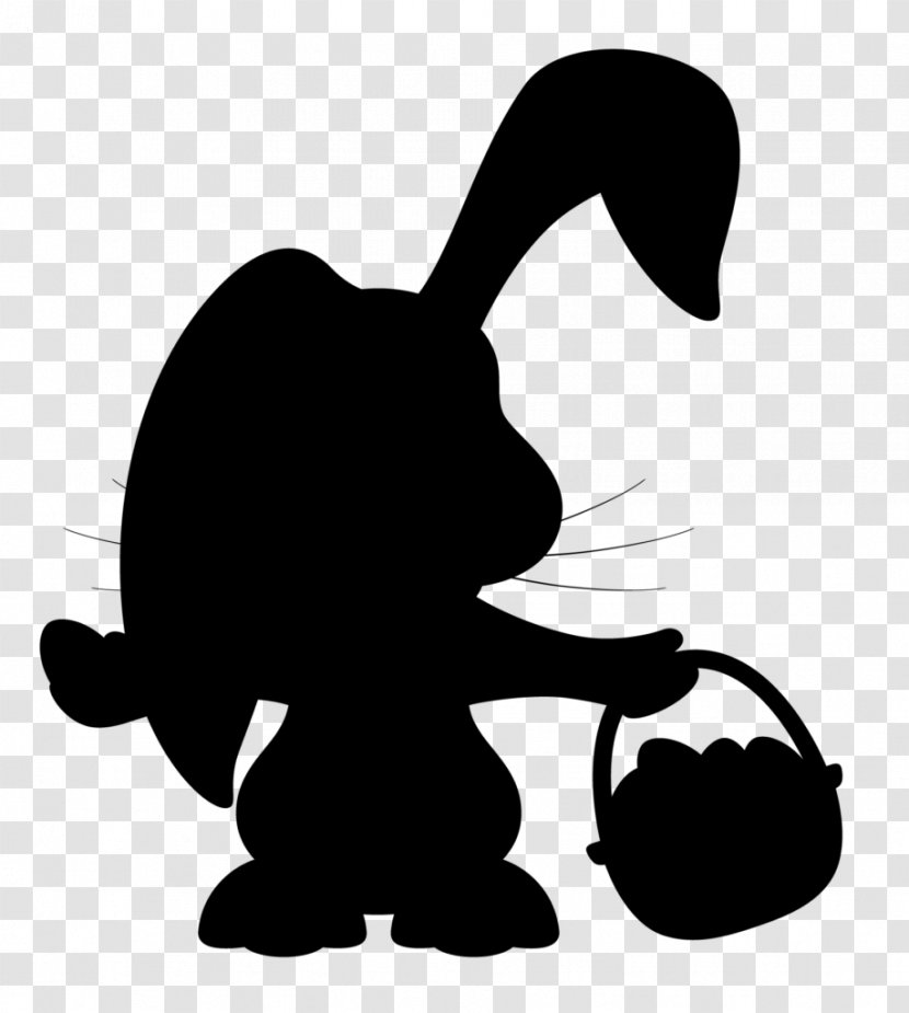 Mammal Clip Art Character Silhouette Pet - Blackandwhite - Fiction Transparent PNG