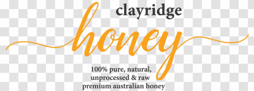 Clayridge Honey Logo Brand Animal Font - Bees Gather Transparent PNG