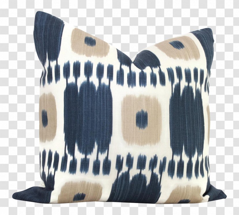 Throw Pillows Cushion Lumbar Ikat - Denim - Pillow Transparent PNG