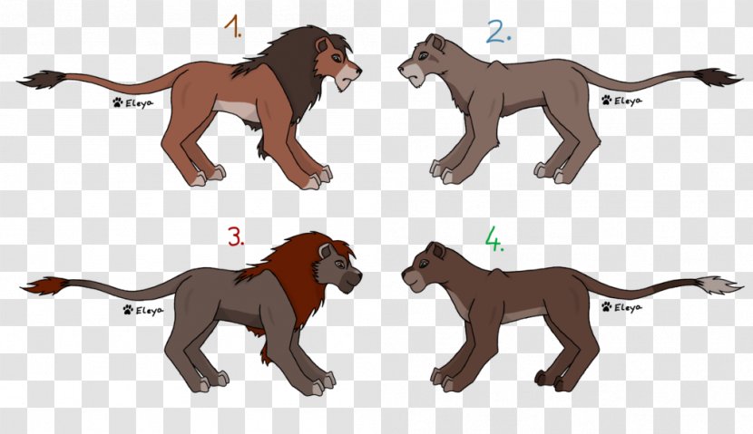 Lion Dog Cat Cougar Mammal - Animal Figure Transparent PNG