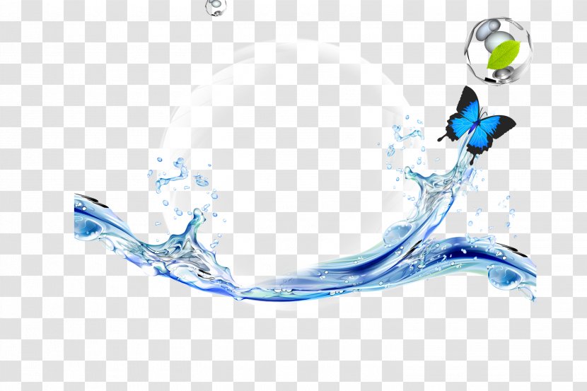 Splash Water Ink - Color - Creative Droplets Transparent PNG