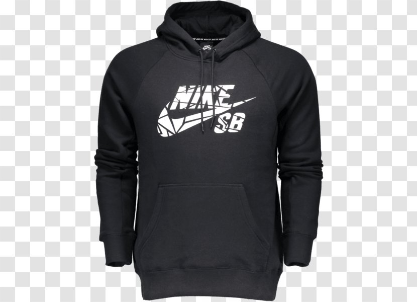 Hoodie Nike Air Max T-shirt Skateboarding - Black Transparent PNG