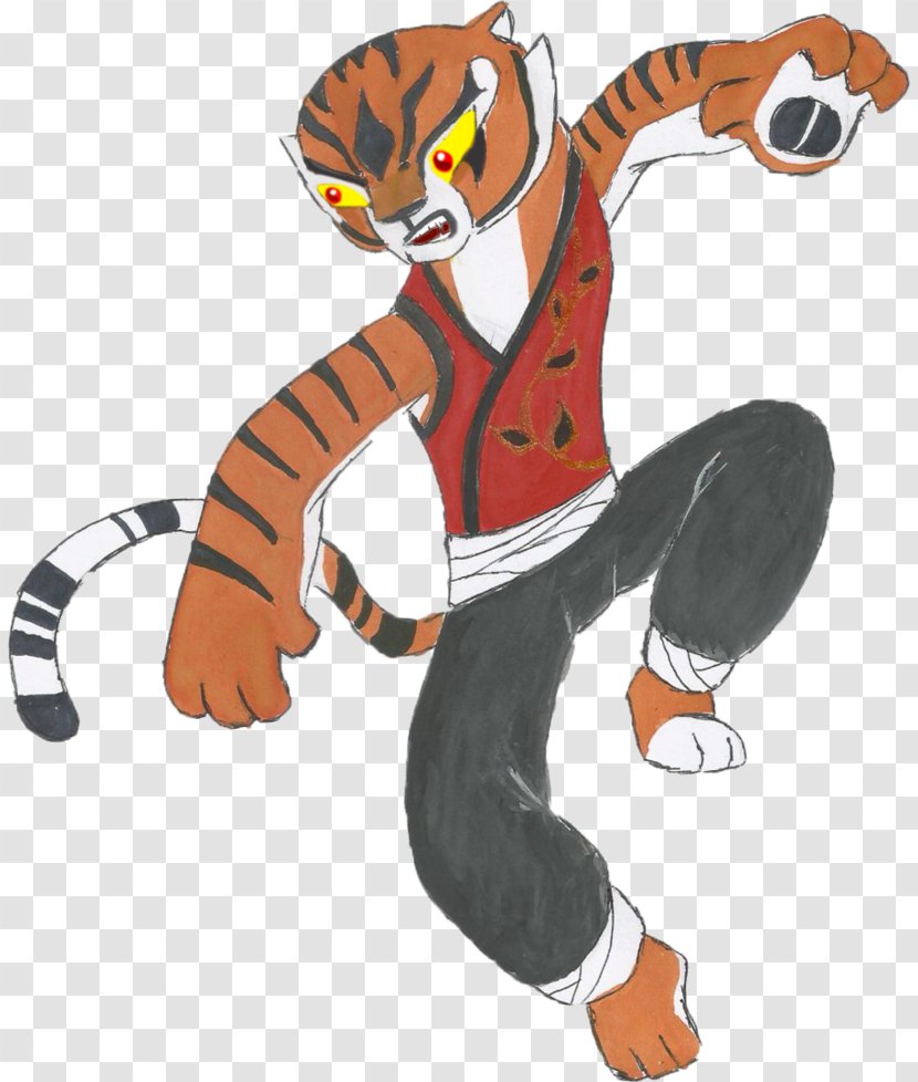 Tigress Tiger Kung Fu Panda - Fan Art Transparent PNG