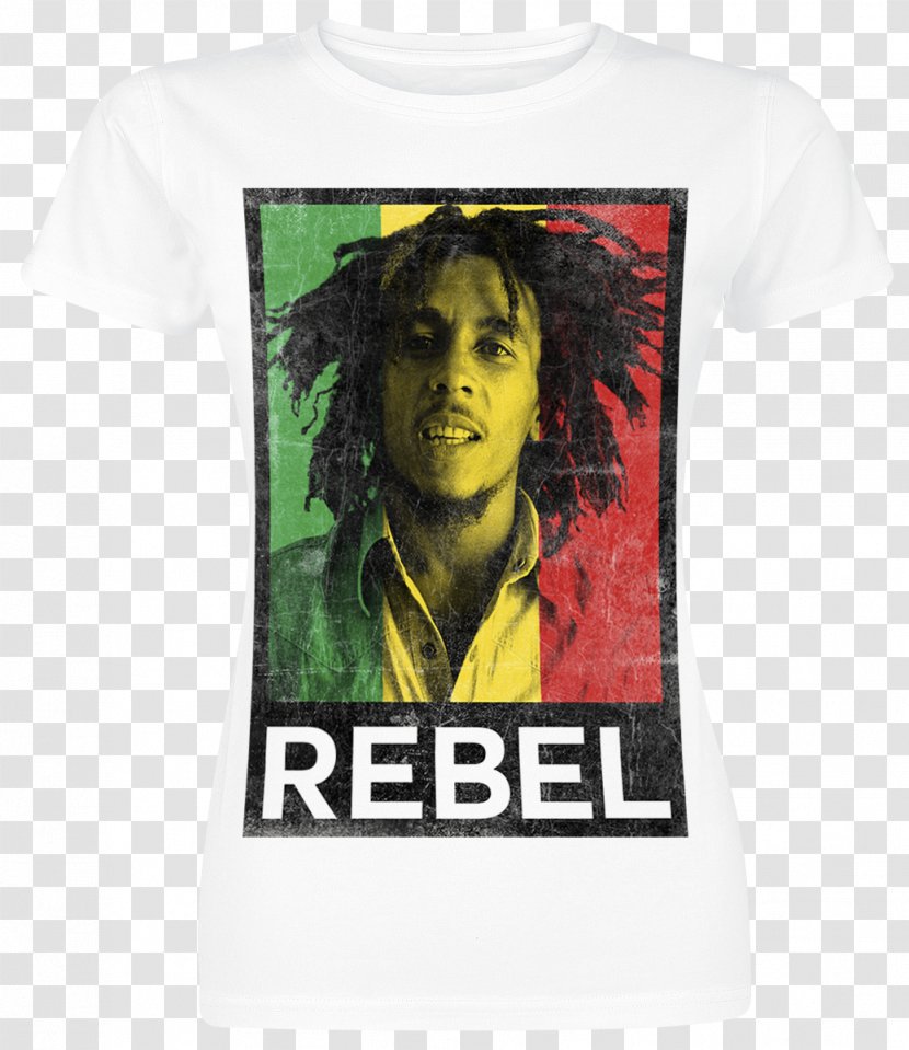 Bob Marley T-shirt Merchandising Reggae Fan - Sleeve Transparent PNG