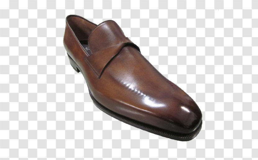 Slip-on Shoe Leather - Brown - Spqr Transparent PNG