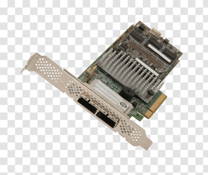 Disk Array Controller PCI Express RAID Serial Attached SCSI - Interface - Flash Memory Transparent PNG