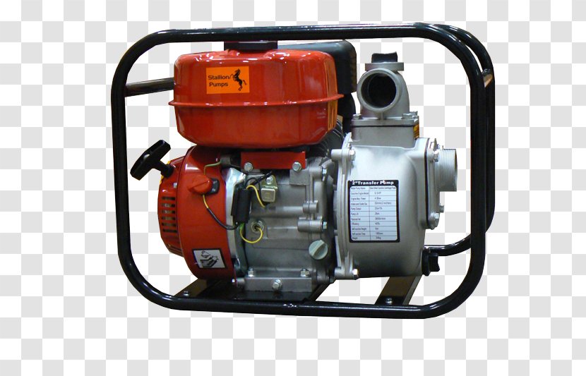 Electric Generator Engine Motor Vehicle Pump Fuel - Machine - Straight-twin Transparent PNG