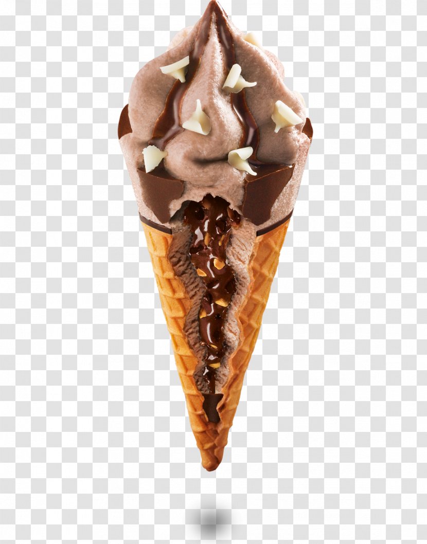 Chocolate Ice Cream Cones Sundae Cornetto - Dondurma Transparent PNG