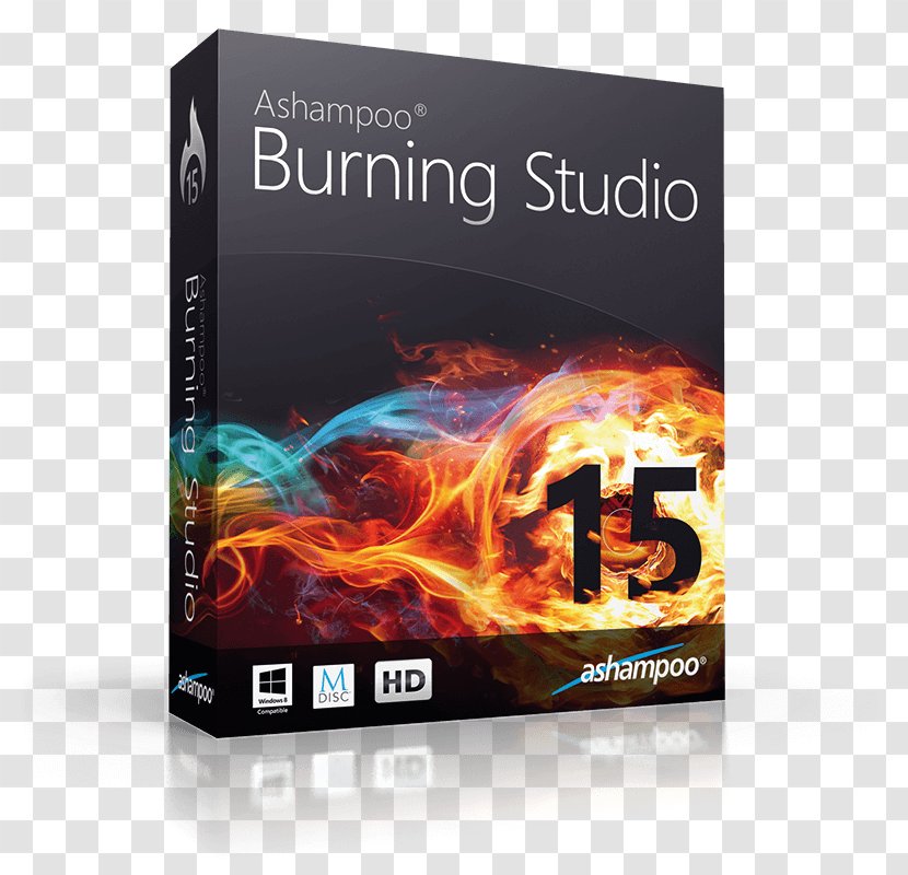 Ashampoo Burning Studio Computer Software Product Key Cracking - Products Album Cover Transparent PNG