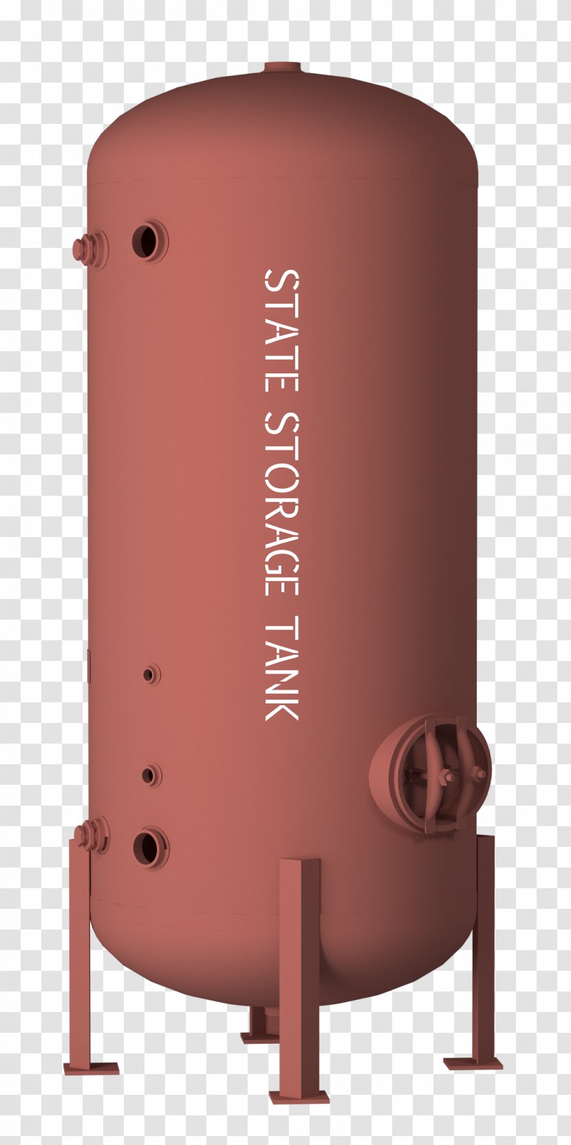 Water Tank Cylinder - Design Transparent PNG