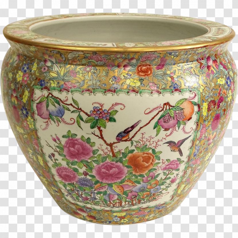 Vase Ceramic Antique Porcelain Jardiniere Transparent PNG