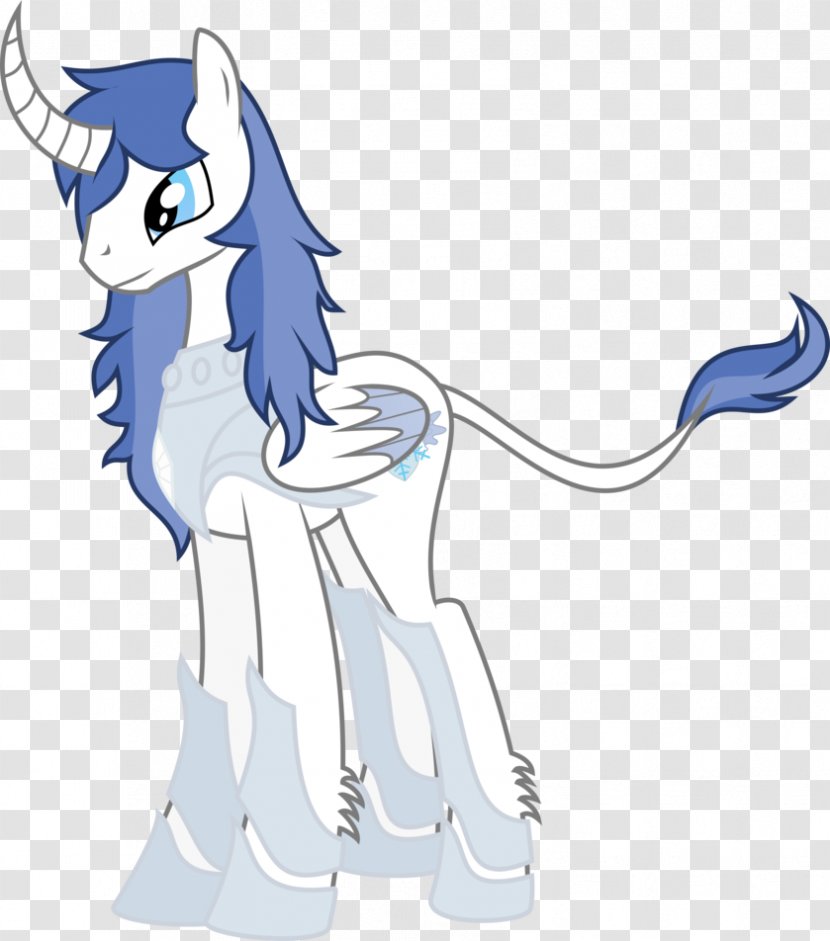 Horse Legendary Creature Cartoon Line Art Clip - Flower Transparent PNG