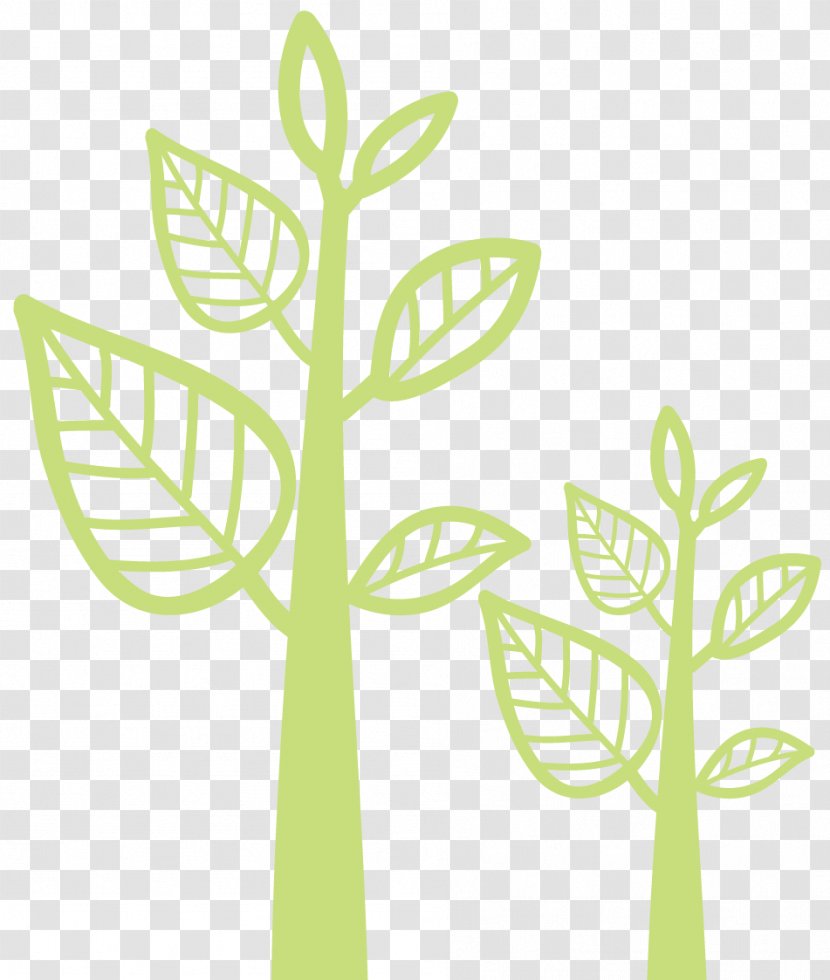 Grasses Plant Stem Leaf Line Clip Art - SECTION TREE Transparent PNG