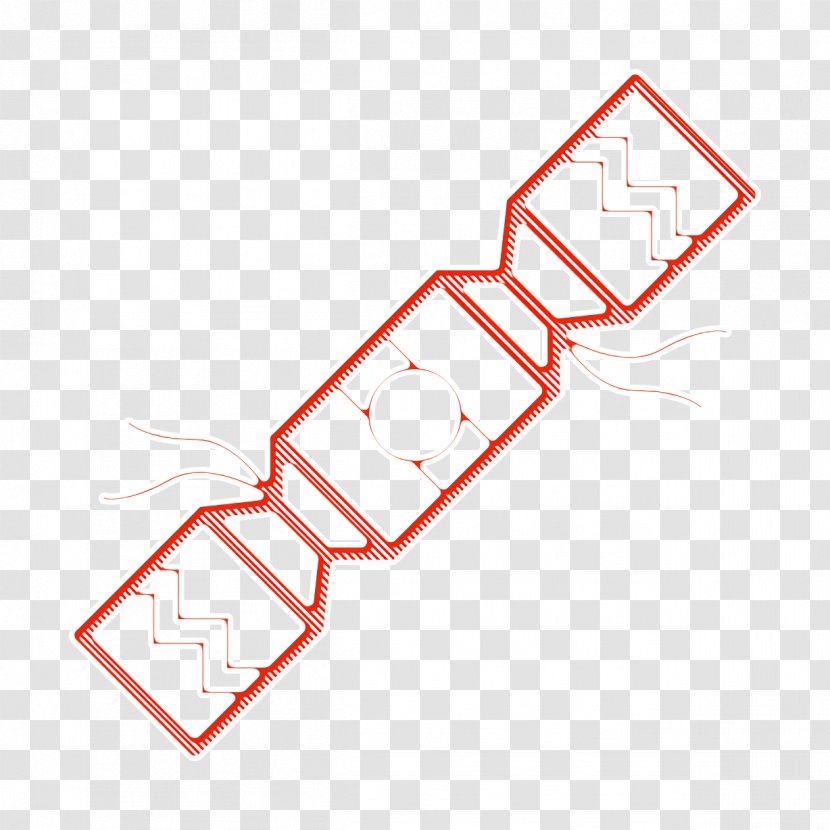 Christmas Cracker - Diagram - Parallel Line Art Transparent PNG