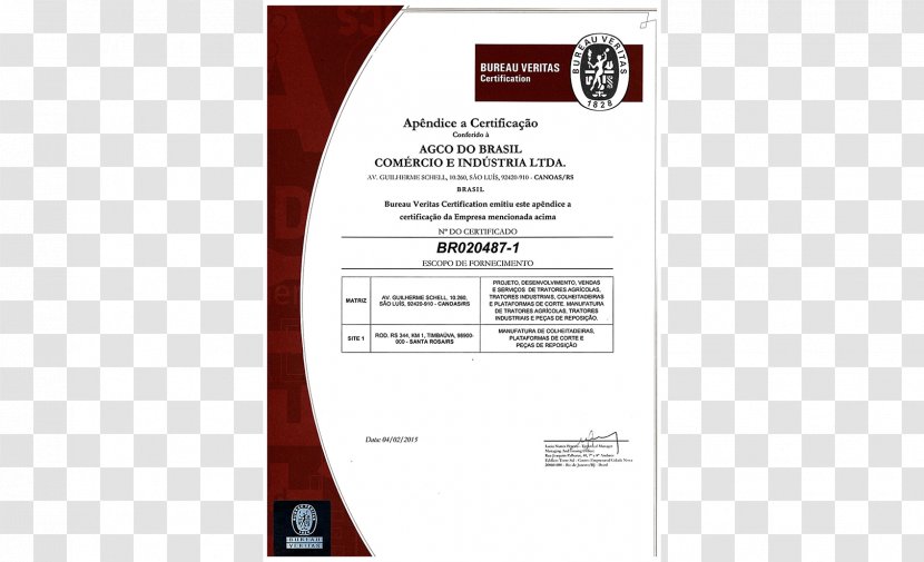 ISO 9000 International Organization For Standardization Certification AS9100 ISO/TS 16949 - Paper - Award Certificate Transparent PNG