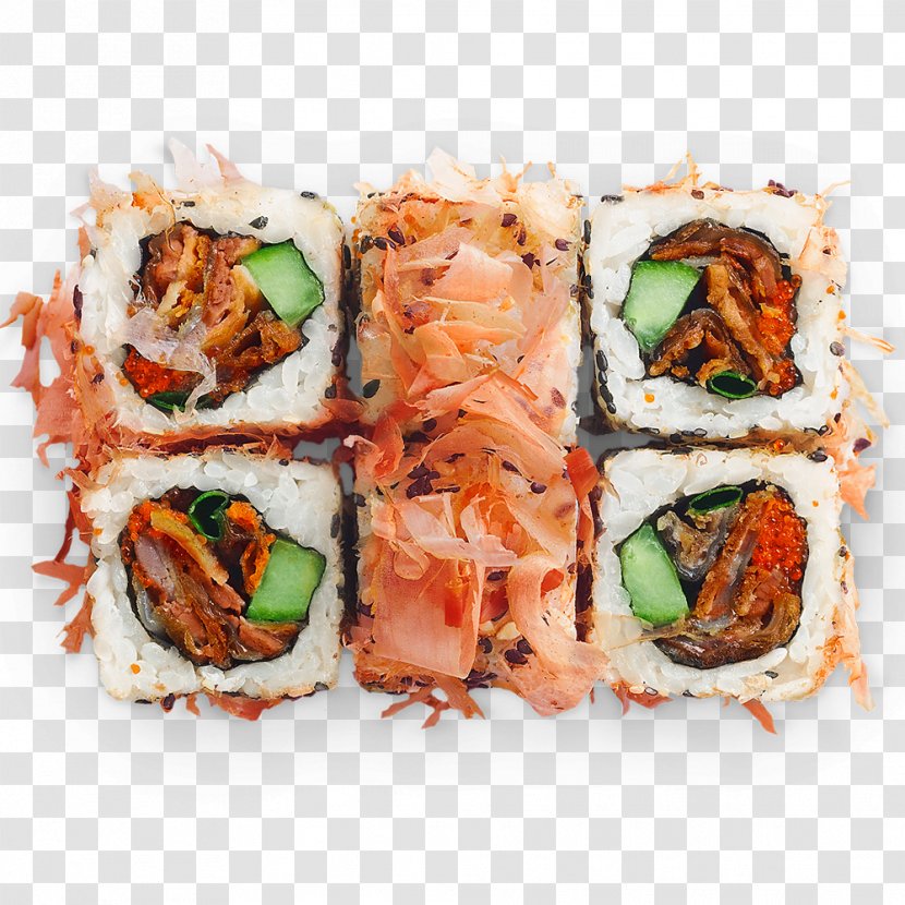 California Roll Makizushi Sashimi Sushi Gimbap - Seafood Transparent PNG