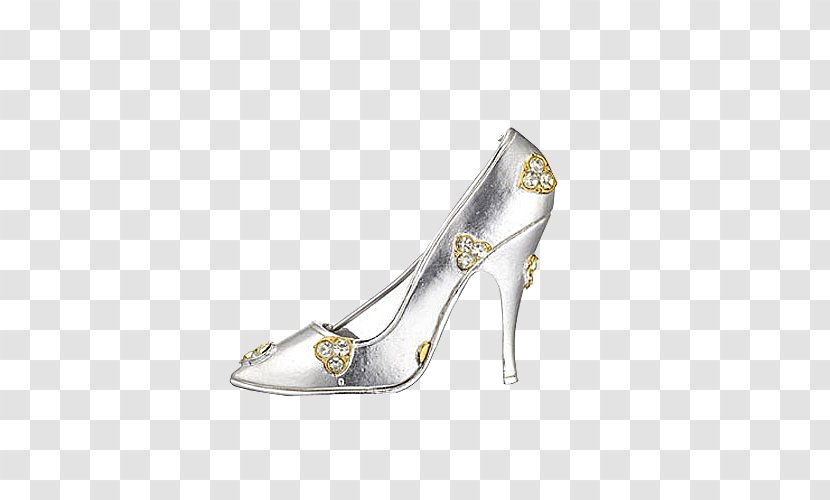 Slipper Shoe Sandal Quartz - Highheeled Footwear - Exquisite Glass Transparent PNG