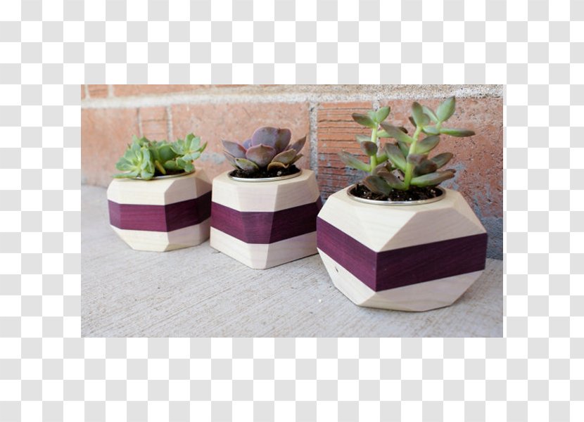 Ceramic Flowerpot Purple - Plant - Colorful Geometric Stripes Shading Transparent PNG