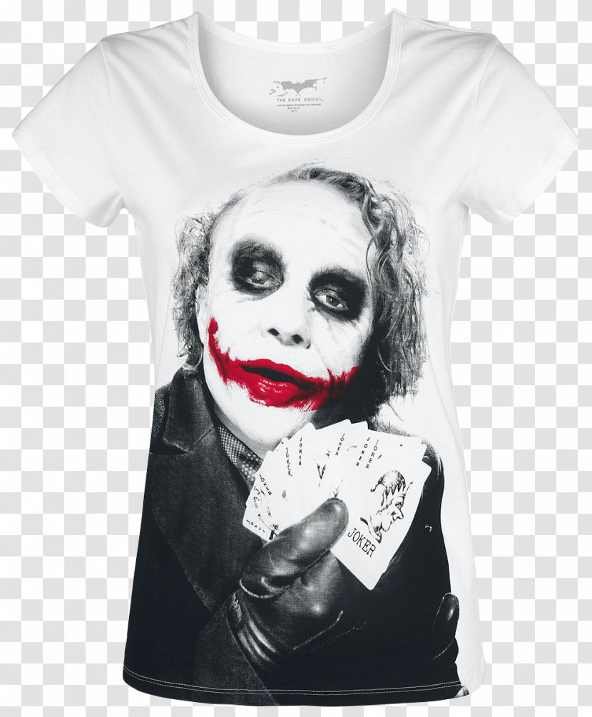 Joker T-shirt The Dark Knight Batman Harley Quinn - Silhouette Transparent PNG