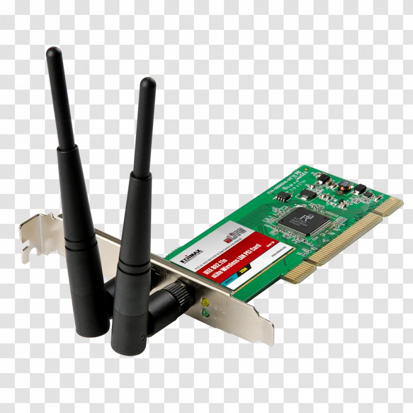 Wireless Network Interface Controller Cards & Adapters Conventional PCI LAN IEEE 802.11 - Wifi Transparent PNG