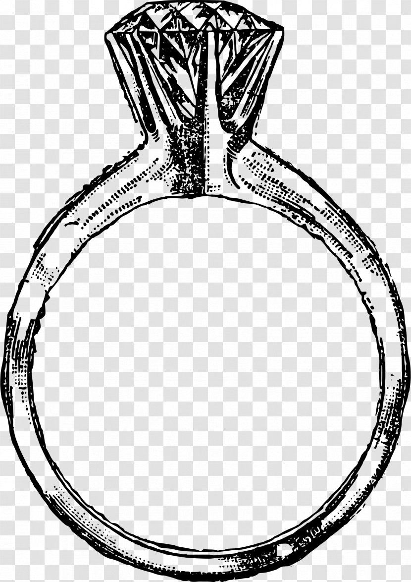 Engagement Ring Diamond Clip Art - Artwork Transparent PNG