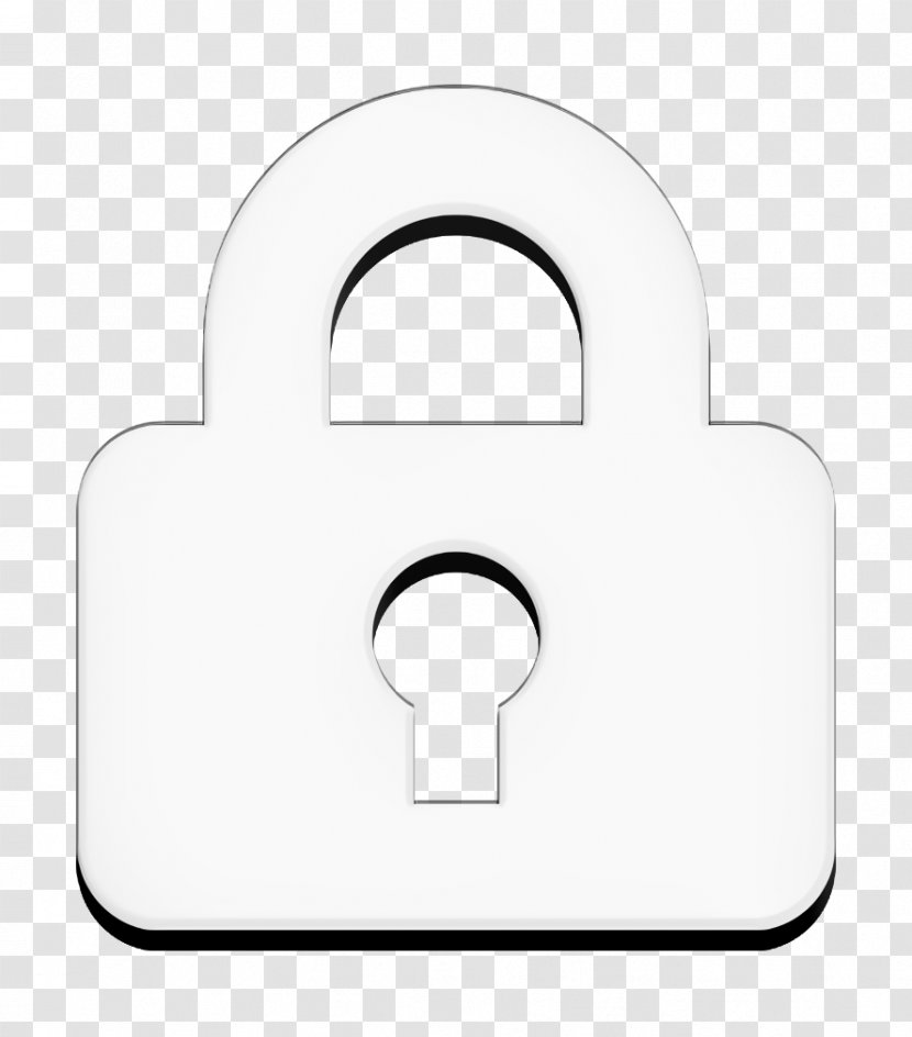 Closed Icon Lock - Material Property - Number Security Transparent PNG