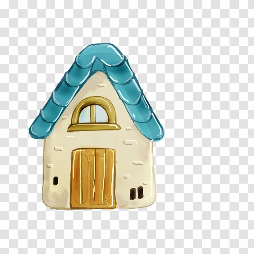 Display Resolution Wallpaper - Android - Blue Cartoon House Transparent PNG