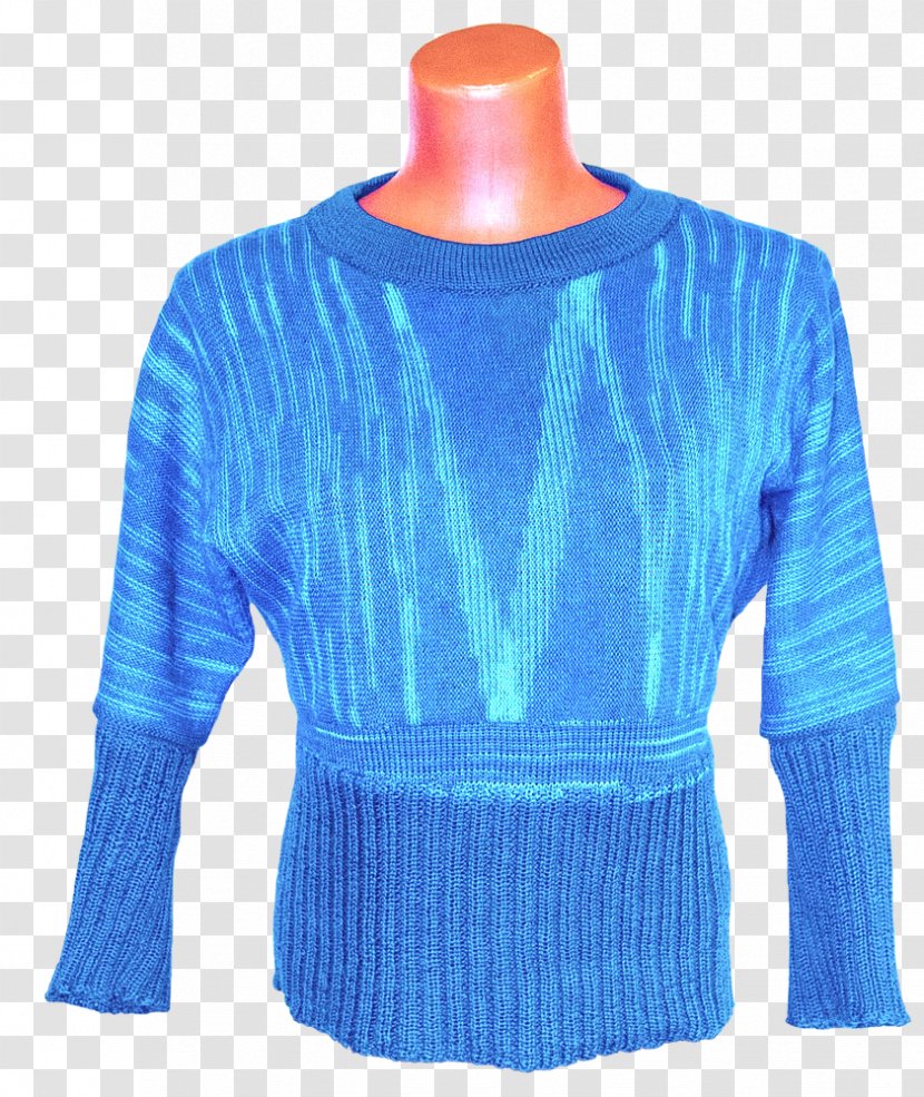 Sleeve Sweater Shoulder Blouse Outerwear - Shirt Transparent PNG