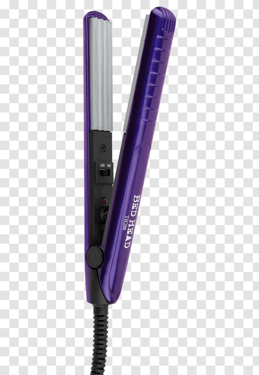 Hair Iron Crimping Bed Head Purple Transparent PNG