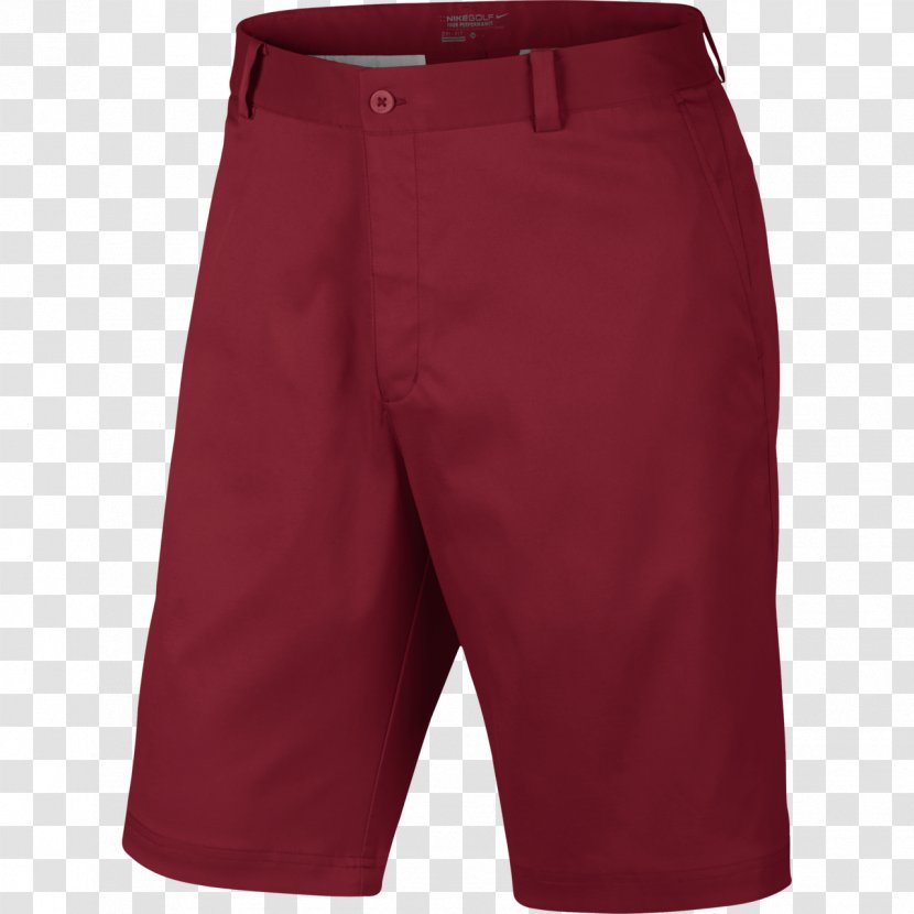 Trunks Bermuda Shorts Pants Maroon - Men's Flat Material Transparent PNG