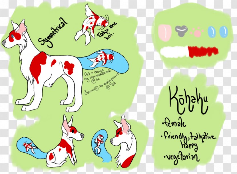 Canidae Clip Art Horse Illustration Dog - Character - Kohaku Koi Transparent PNG
