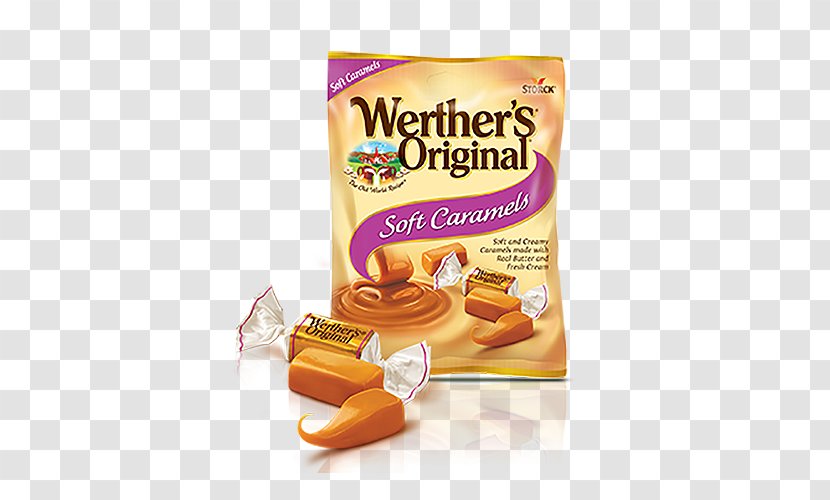 Cream Werther's Original Caramel Candy Chocolate - MILK CARAMEL Transparent PNG