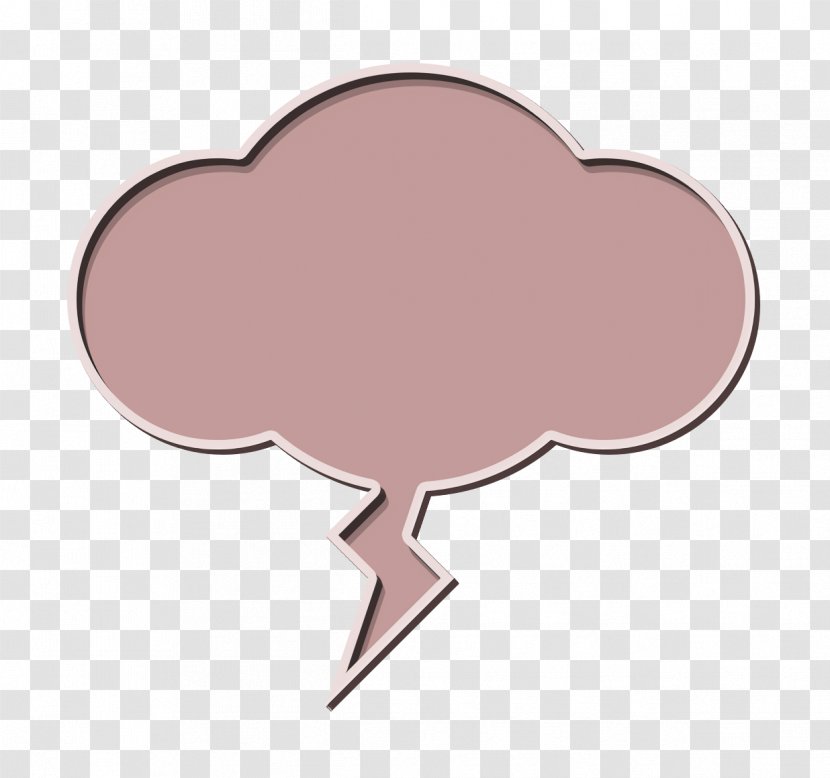 Storm Icon - Material Property - Peach Transparent PNG