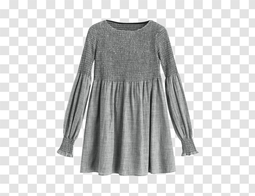 Long-sleeved T-shirt Dress Tunic - Sleeve Transparent PNG