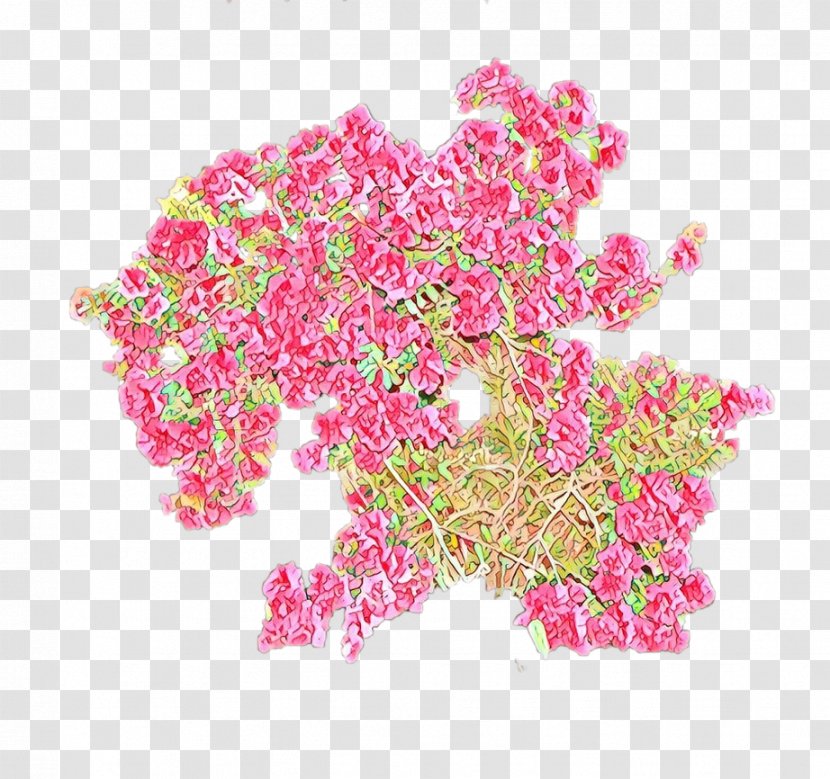 Pink Flower Plant Cut Flowers Magenta - Cartoon Transparent PNG