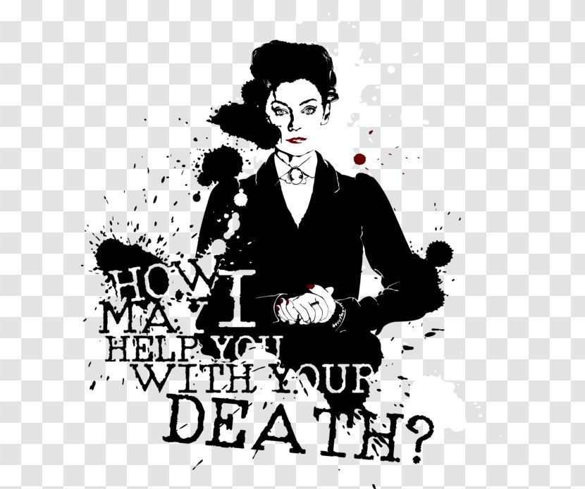 Michelle Gomez The Master Doctor Who Tenth - Black And White Transparent PNG
